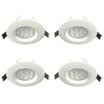 Simon SIMON LED Spotlight Ceiling Light ivory White 4 Watt White Hole 75-85 cm Four ex-gratia