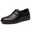 Strong man DA7308 breathable single layer leather casual shoes male band with light men&39s shoes black 41 yards