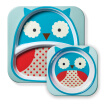 SKIP HOP Cute Zoo Imitation Porcelain Dropping Children&39s Baby Dishware Set - Owl 6 months or more US Import