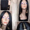 Yaki Straight Lace Front Wig glueless Brazilian LaceFront Human Hair Wigs With Baby Hair for women