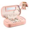 Blue DO jewelry box small gift boxed European style tassel jewelry store box girl girlfriend gift cherry powder