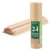 Dawn M & G AWP34304 kraft paper cylinder with colored pencil colored lead 24 color tube