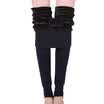 Heng Yuanxiang leggings women autumn&winter thick plus velvet waist down pants pants wear ultra-high waist one pants ladies warm pants CI130304 purple all