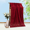Xin brand towel home textile spring bamboo senior bamboo fiber towel 70 140cm red