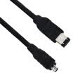 Sanbao SANBAO UP-1346B 1394 line of fire line 6PIN 4PIN 1394 line 4P on the 6P high shield pure copper core 1 meter black