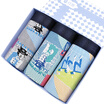 Red beans hongdou men&39s underwear cotton printing tide section stitching shorts flat angle trousers 3 gift box 17090
