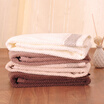 Yong Liang towel textile A class Shuya towel cotton face towel mixed color 4 installed white light coffee dark coffee dark brown 95g Article 34 74cm Article
