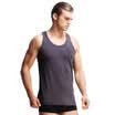 Jingdong Supermarket Hengyuan Xiang Vest Men&39s elastic cotton Slimming shirt sports sweat pearl blue 2 pieces installed 180105