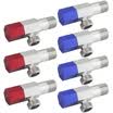 Larsd LD106-7 angle valve full copper seven filled with hot&cold water red&blue standard triangular valve set eight character valve water valve