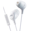 JVC FX38M headphones in the ear-type subwoofer music line-controlled earplugs mobile phone cotton candy series pure white