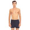 Three guns men &39s cotton Arrow pants cotton yarn - dyed home leisure men&39 s shorts deep blue grid 3XL
