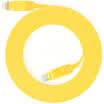 Shanze SAMZHE SZ-608YL six CAT6 class Gigabit flat cable computer network jumper line cable yellow 8 meters