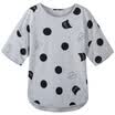 Semir Lady Cute Paddle Round Collar T-Shirt Top Shirt Korean version 19017010204 White Black T