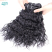 Water Wave Virgin Hair tissage Peruvian Hair 4 Bundles Wet And Wavy Weave Curly Weave Human Hair Cheveux Humain