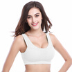 Yu Zhaolin Seamless Lanched Lace Sports Bra Sleeping Comfort No Bust Wipes Underwear Yoga Running Vest Bust White L