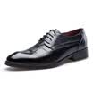 Playboy PLAYBOY ESTABLISHED 1953 Classic Men&39s Lace Business Marriage Leather Shoes England Round Dress Shoes Men&39s Shoes Black 38