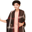 MSEK WPJ430978 Women&39s Scarf Bohemian National Wind Scarf Black Shawl Black