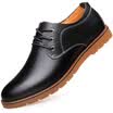 Poitulas men&39s casual shoes business low to help British tide casual shoes lace plate shoes male 5516 black 42