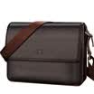 Seven wolves SEPTWOLVES male bag shoulder bag men first layer leather shoulder bag diagonal package leisure bag 1A01028A coffee color