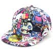 MSEK MMZ160087 male&female general baseball cap Korean hip hop hat vampire pattern sun hat blue