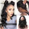 Pre Plucked 360 Lace Frontal Closure 8A Brazilian Virgin Hair Body Wave Human Hair 360 Lace Band With Baby Hair Bleached Knots