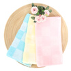 Jinhe home towel home textiles bamboo viscose fiber twist towel three loaded blue yellow powder 90g Article 32 72cm 17-02F