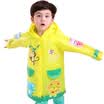 hugmii children raincoat cute cartoon waterproof primary school puppet yellow zoo