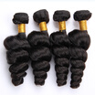 Virgin brazilian loose wave 4pcs lot 6A grade human hair weave Cy May hair virgin Brazilian Virgin hair loose deep wave 4 bundles