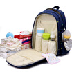 aardman multi-functional large-capacity shoulders Mummy bag pregnant women to be produced bag backpack HY-1208 dark blue flowers