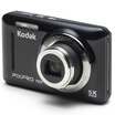 Kodak FZ53 Portable Digital Camera Black 1615 million pixels 27 inches screen 5 optical zoom 28mm wide angle 720P HD shooting