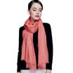 Baoshengxiang wool scarf lady worsted pineapple texture plain warm wild shawl autumn&winter paragraph w9103 pink