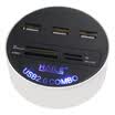HAILE HELLE HU-05 Mini square 7 USB20 desktop computer expansion HUB hub Apple&other ordinary notebook general divider 80cm white