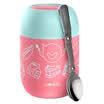 NONOO braised pot stainless steel insulation pot stew brazing insulation cup insulation porridge bucket eat cup 460ml pink
