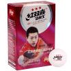 Double Happiness DHS Sai Fu Samsung 40 Table Tennis CF40A 6 Pack New Material With Sewing Ball White