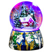 Memories Garden Christmas Tree Gifts Creative Gifts Toys Boxes Boxes LED Snowballs Turn Snow Snow Snow House Crystal Ball Music Box Y8066BSL Sky City