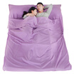 Tili Shi cotton sleeping bag outdoor adult spring summer autumn&winter warm lunch break ultra-light camping envelope couple sleeping bag LY-5004 double light purple