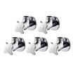 Moen MOEN 59 copper chrome ceramic spool hot&cold water angle valve five sets 100980BD