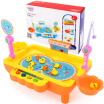 Bei Shi Shi beiens early education puzzle toys children&39s magnetic fishing toys electric rotating belt music can be installed water suit Y68016 yellow