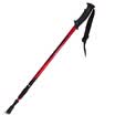 Red camp outdoor aluminum trekking pole portable walking walking stick crutch T black