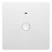 Collar technology Q1 intelligent home control system wall single open switch home sensor waterproof WIFI intelligent button switch socket without a single open control