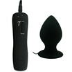 Hao Chi 7 frequency to increase the number of the back room anal plug adult sex toys men&women with vibration toys pumping vibration massage