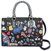 DEER LOVE Women&39s Handbag Fashion Print Graffiti Handbag Shoulder Messenger Bag LE11683 Red