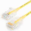 Shanze SAMZHE SZW-2050 super six types of thin diameter CAT6A high-purity oxygen-free copper network jumper 8-core twisted pair high-speed ultra-6 type RJ45 network cable 5 meters yellow