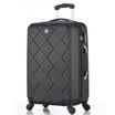 BOYI Trolley Case 20-inch Men&39s&Women&39s Caster Wheeled Box ABS Board Mount Diamond Pattern BY12001 Black