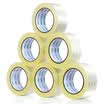 Deli 30205 high transparency sealing tape 48mm 100y 6 volumes tube