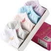 Jingdong supermarket Playboy socks female socks socks four seasons stealth female socks 5 pairs of boxed 22-24cm