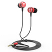 FOCAL URBAN Red fashionable earphones Bordeaux red wine