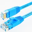 Shanze SAMZHE SZ-605BE six CAT6 class Gigabit flat cable computer network jumper line cable blue 5 meters