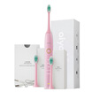 aiyabrush ZR501 rechargeable 5-speed intelligent acoustic vibration electric toothbrush adult couple models toothbrush single support pink