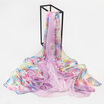 Antarctica Nanjiren ultra-long section of the chiffon printing scarves dual-use to increase the shawl turtle fancy